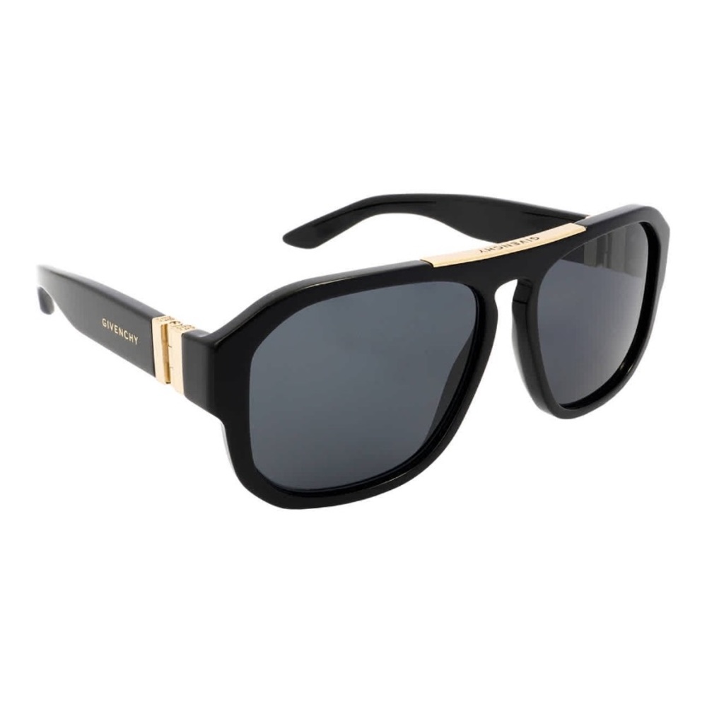 Givenchy Black and Gold Sunglasses
